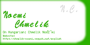 noemi chmelik business card